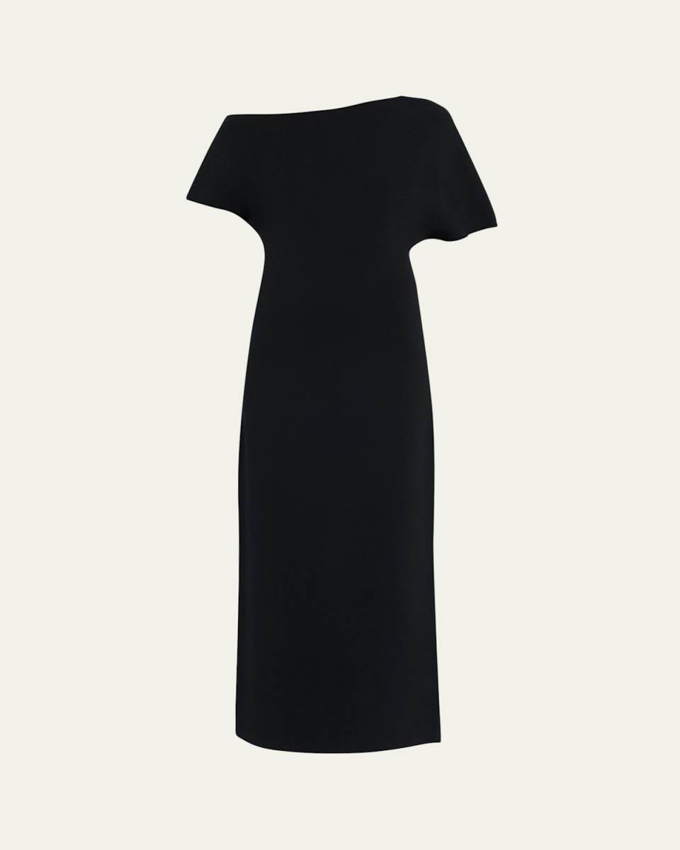 Asymmetric Knit Dress